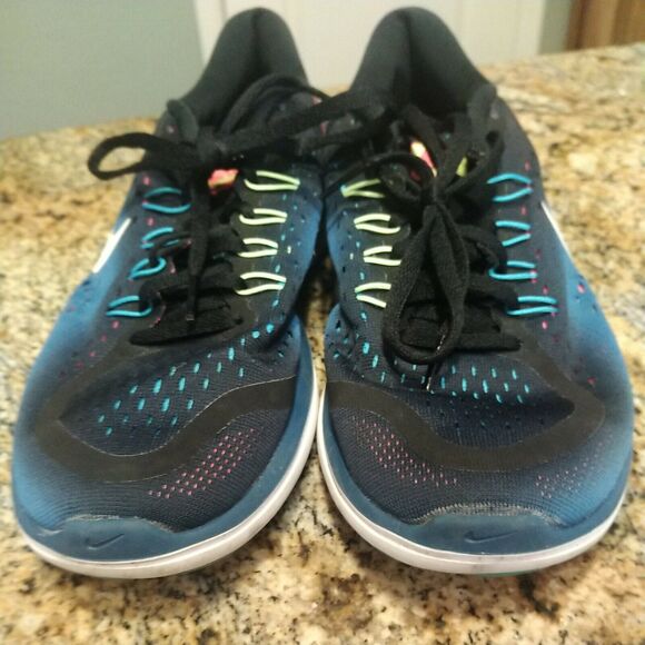 Nike Women Shoe Flex 2017 Run Size 8.5M Athletic Running Sneaker Pre Owned - Picture 10 of 12